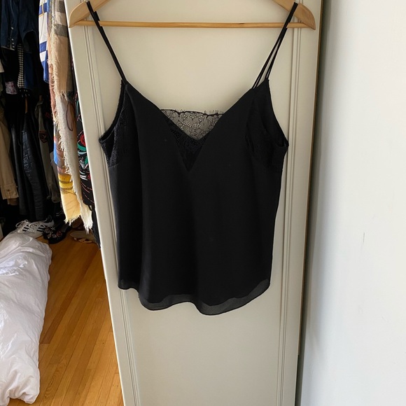 Zara Black Lace Women's Top Blouse - Picture 2 of 6